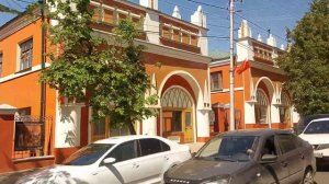Город Калуга. Поездка на троллейбусе БКМ по 1 маршруту
