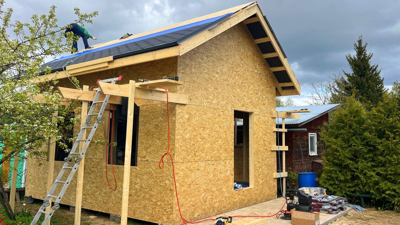 МИНИ Баня или Дом 4х6 по минималке! Максимально просто и быстро!! смотреть онлайн