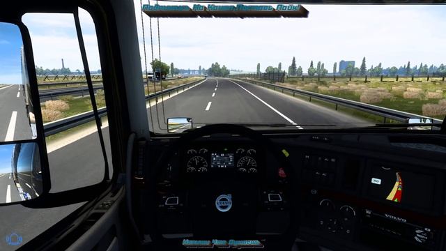 ATS, 1.44, Карта Mario Map, На Руле Logitech Driving Force GT