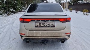 Тюнинговый выхлоп Geely Emgrand в работе