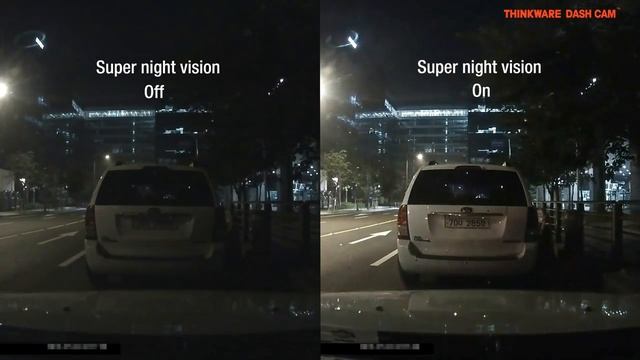 Режим Super Night Vision в видеорегистраторах Thinkware