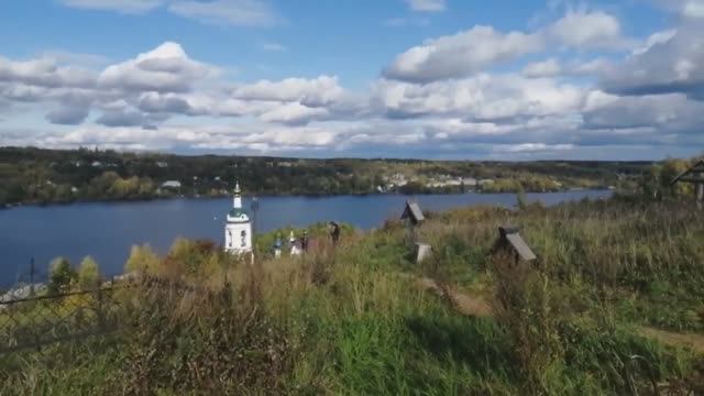 Прогулки по городу Плёс ( Ивановская область) смотреть онлайн