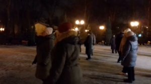 Лунная походка.Майкл Джексон./Танцы в парке Горького./?