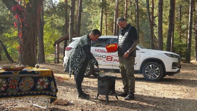 Узбекский плов на костре с маленьким секретом. смотреть онлайн