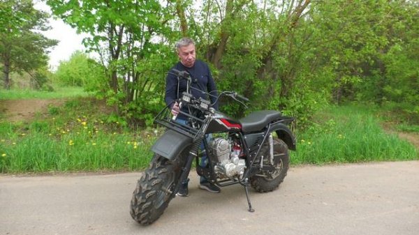 Мотоцикл СКАУТ-10 (Ижтехмаш) с двигателем ZONGSHEN PR300 (175FMN). Покатушки.