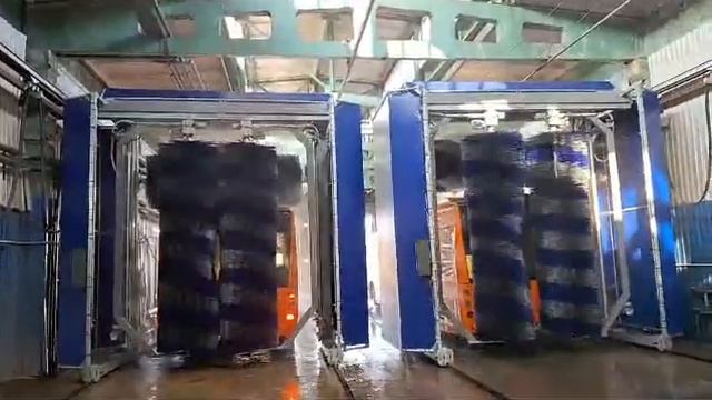 Автоматическая портальная мойка КУБ для грузовых авт? смотреть онлайн