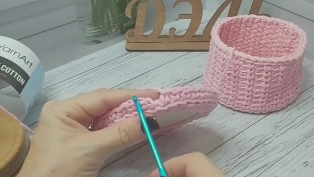 Новый узор для сумок и корзинок смотреть онлайн