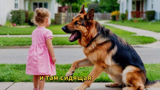 Никто не мог прикоснуться к этой агрессивной овчарке ?