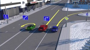 Проезд перекрёстка, знак 5.15.2 ПДД