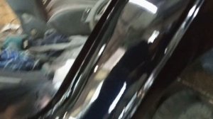 Покраска крыла , пола и порогов Приора