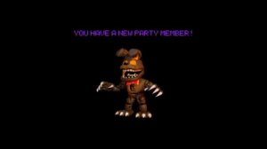 Как получить джеко Бонни и фиолетового парня во fnaf World?