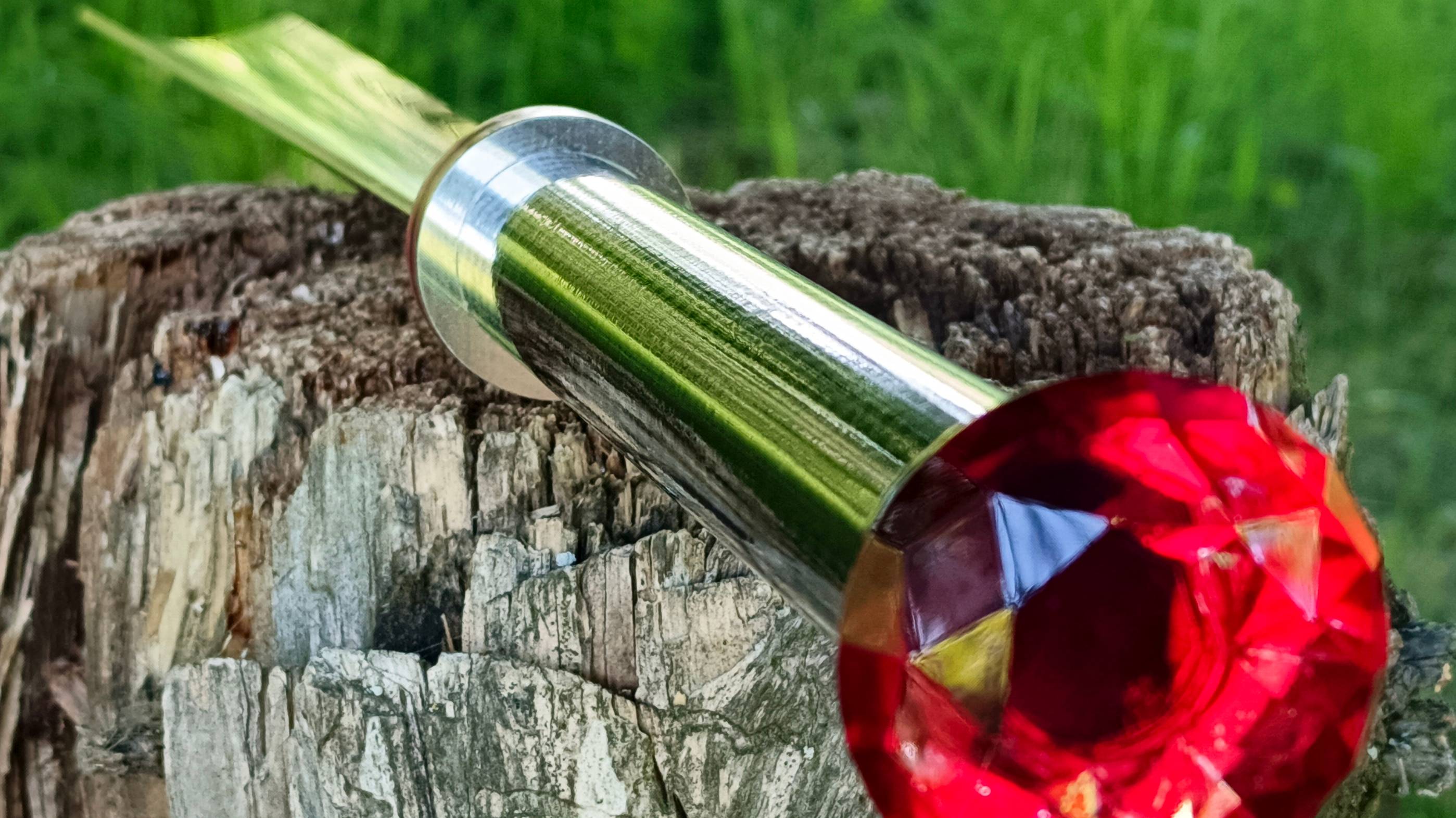 Ложка/Рожок для обуви «Рубин». Ложка для обуви. Ручная работа