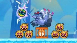 Злой Красный Шар в игре Angry Ball Adventure Уровни 58-60 Босс