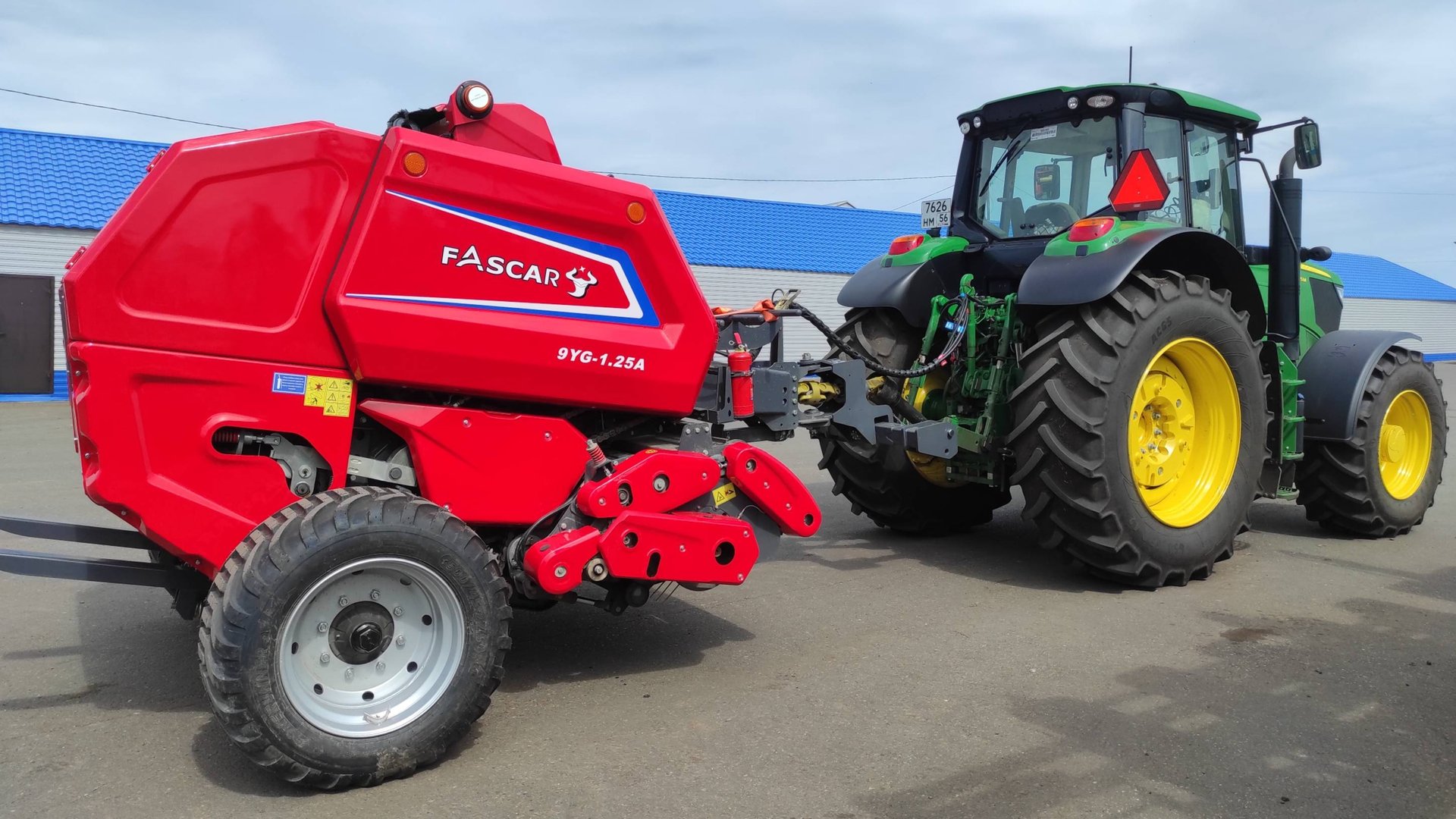 Пресс подборщик ФАСКАР (FASCAR) 9YG-1,25A смотреть онлайн