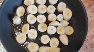 Жареные бананы на сковороде рецепт за 5 минут Десерт н?