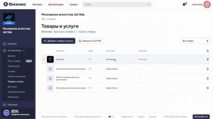 Как изменить товар или услугу в карточке организации ?