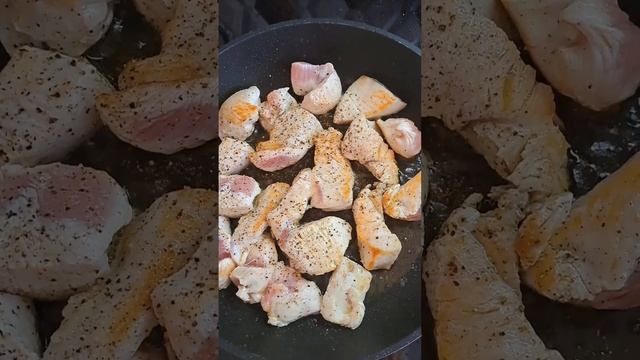 Индюшиное филе в сметанном соусе/ очень простой рецеп? смотреть онлайн