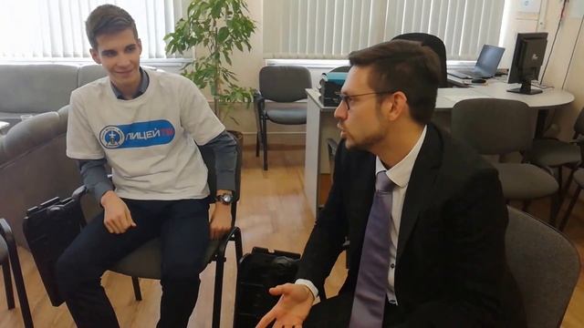 Интервью с директором ГБОУ Лицей № 1550 Никитой Валерьевичем Лосевым