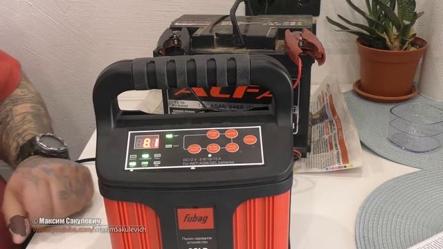 Обзор Пуско-Зарядного устройства FUBAG COLD START 300 12 смотреть онлайн