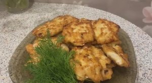 Мясные рубленные блинчики из куриного филе