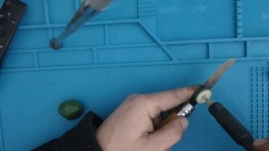 обработка рукояти ножей opinel