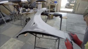 Как покрасить новое крыло. Подготовка под покрас мокр?