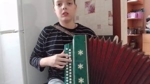Вальс «Под небом Парижа» на гармони