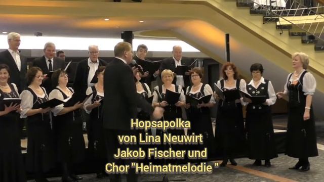 Немецкая шуточная песня "Hopsapolka" - Jakob Fischer und Chor "Heimatmelodie " смотреть онлайн