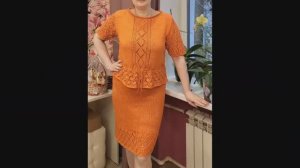 Красивый  костюм спицами!!!