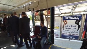 Трамвай 71-931 «Витязь», первый рейс в Краснодаре, 2016