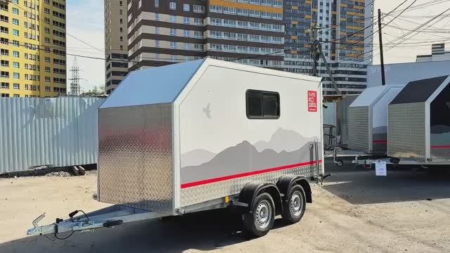 Прицеп — Фургон МОЛОДЕЦ №572 от компании Прицепы Урала смотреть онлайн