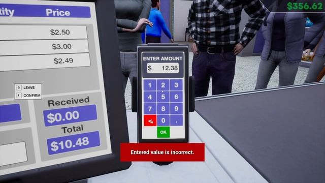 Один день из жизни продавца в игре Grocery Store Simulator смотреть онлайн