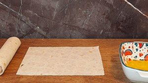 Хрустящий Лаваш с Сосисками и Сыром на Сковороде