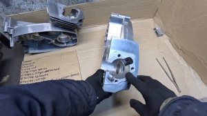 подготовка картера ява 634 к сборке