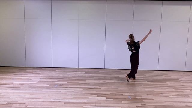 Progressive chasse to right (Slow waltz) / Прогрессивное шассе вправо (Ме смотреть онлайн