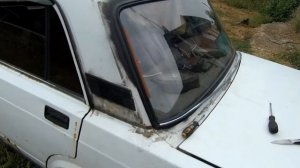 Установка заднего стекла Ваз 2107