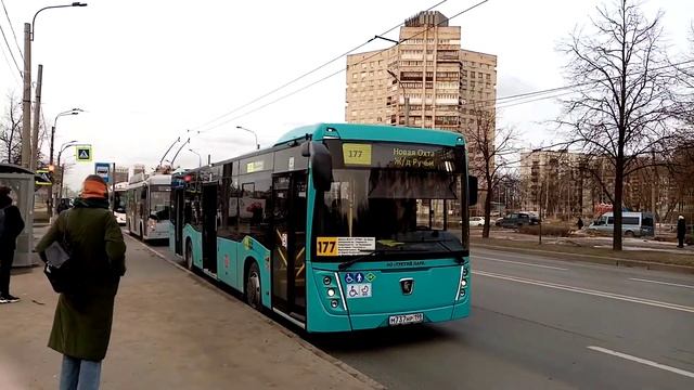Автобус НефАЗ-5299-40-57 (LNG) на маршруте 177, парк - ОАО