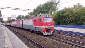 Электровоз 2ЭС10 "Гранит" на Свердловской ЖД