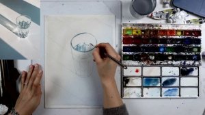 Бесплатный вебинар по акварельной живописи «Стеклянн