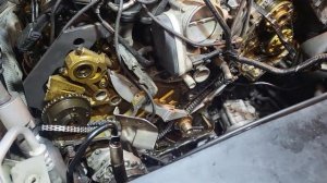 n62 b48 BMW замена цепи без снятия мотора и головы