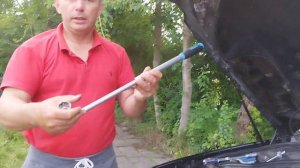 Часть 1 Как открутить болт снять шкив коленвала Mercedes W21