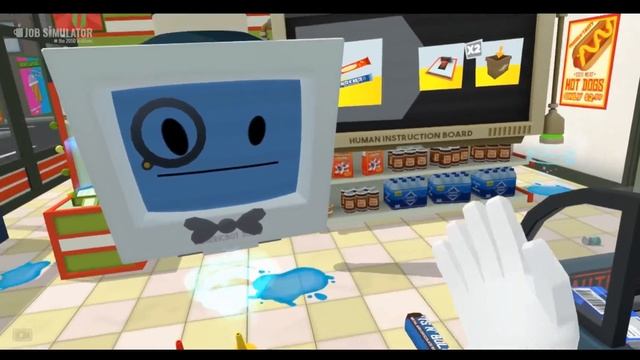 VR ПРИКОЛЫ КАССИР НА БЕСПРЕДЕЛЕ JOB SIMULATOR смотреть онлайн