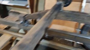 Ступицы, ось крепим на самодельный прицеп.