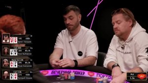 Вечерний покер | Тур 2 Игра 3.1 Емельянов, Барабаш, Столя?