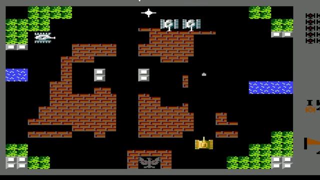 Battle city (NES, 1985) Уровень 4