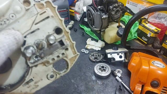 Штиль мс 180 замена масленного насоса