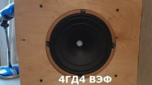 Динамик 4ГД4 ВЭФ и сравнение его звучания с 6ГД1 РРЗ