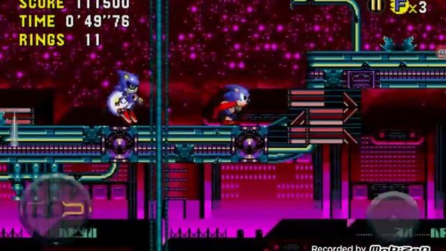 гонка с метал соником (sonic CD) смотреть онлайн