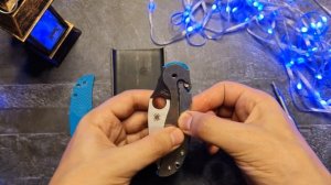 Разбираю копию spyderco sage 5