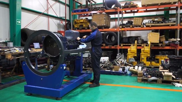 Сборка двигателя WEICHAI WP12